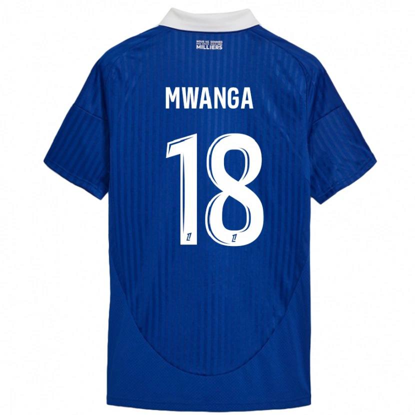 Danxen Kinder Junior Mwanga #18 Blau Weiß Heimtrikot Trikot 2024/25 T-Shirt