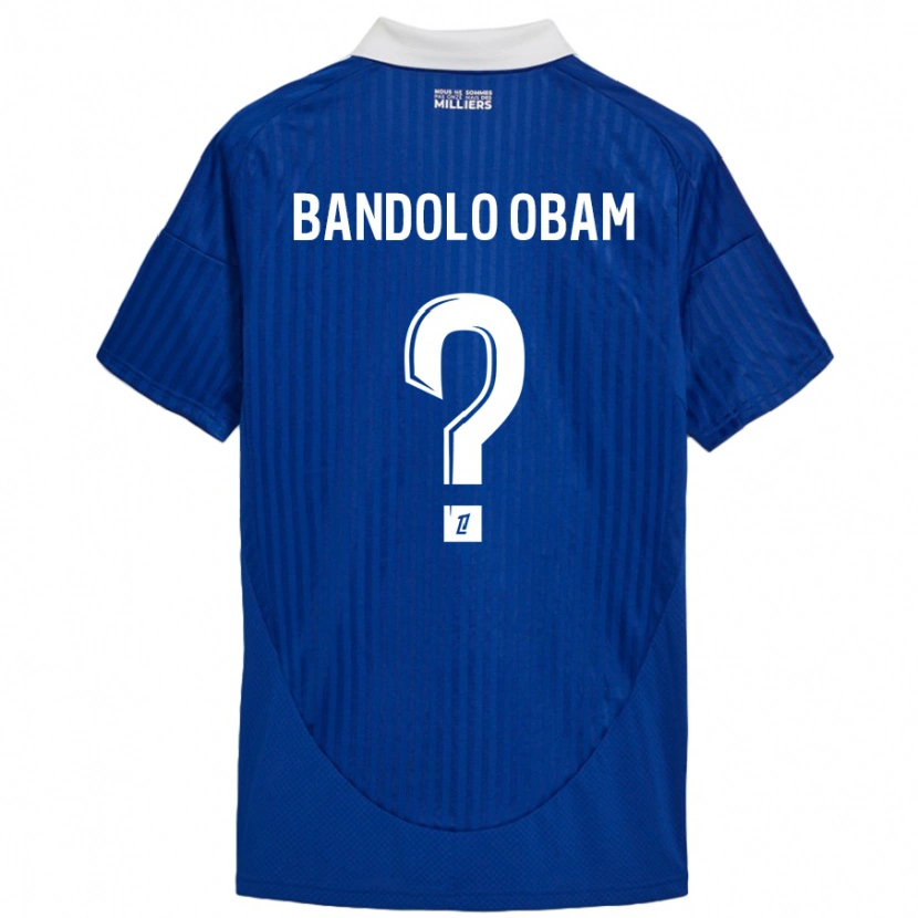 Danxen Kinder Randy Bandolo Obam #0 Blau Weiß Heimtrikot Trikot 2024/25 T-Shirt