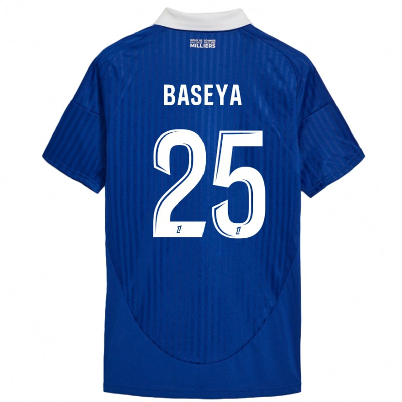 Danxen Kinder Steven Baseya #25 Blau Weiß Heimtrikot Trikot 2024/25 T-Shirt