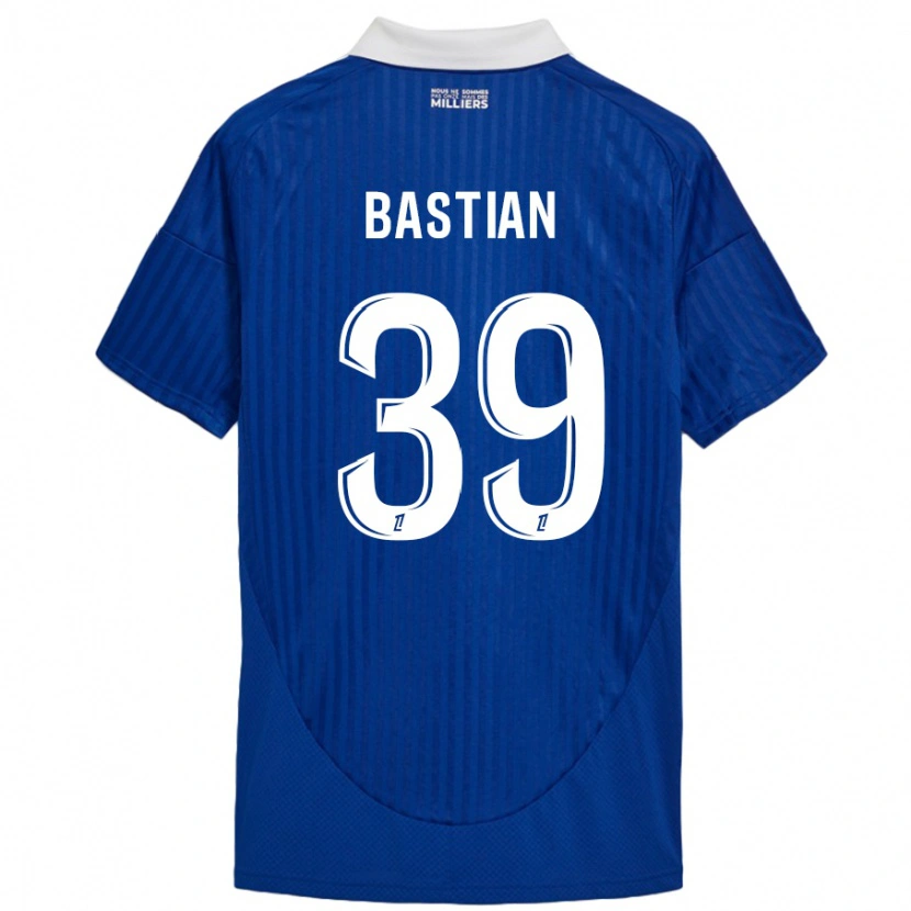 Danxen Kinder Maxime Bastian #39 Blau Weiß Heimtrikot Trikot 2024/25 T-Shirt