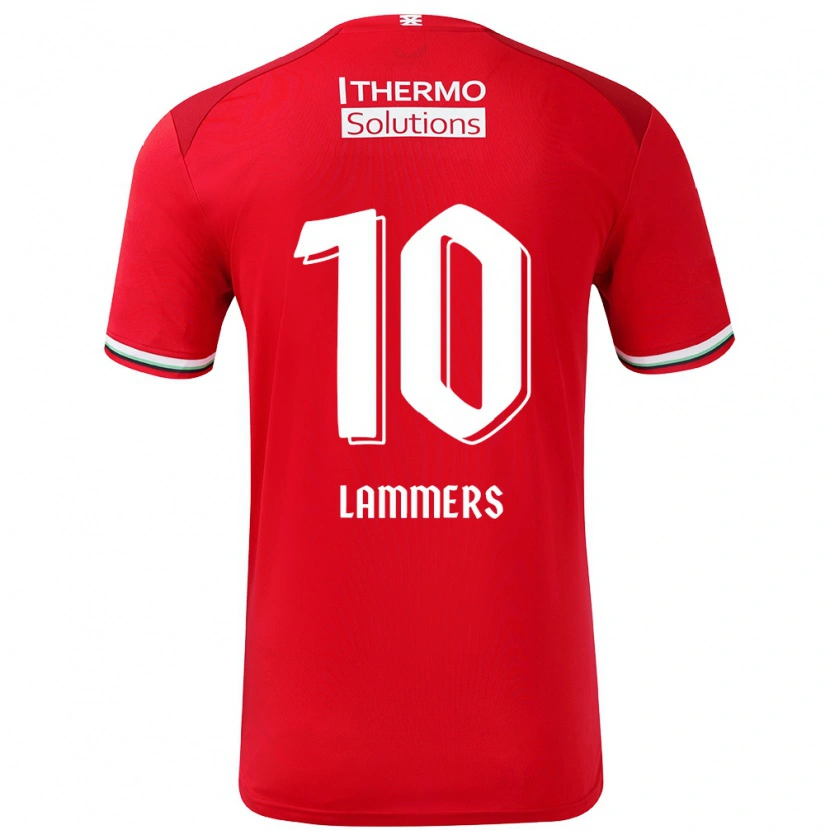 Danxen Kinder Sam Lammers #10 Rot Weiß Heimtrikot Trikot 2024/25 T-Shirt