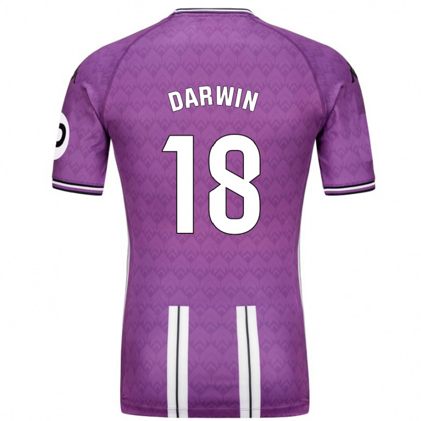 Danxen Kinder Darwin Machís #18 Violett Weiß Heimtrikot Trikot 2024/25 T-Shirt