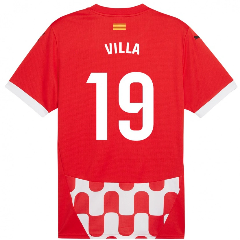 Danxen Kinder Toni Villa #19 Rot Weiß Heimtrikot Trikot 2024/25 T-Shirt