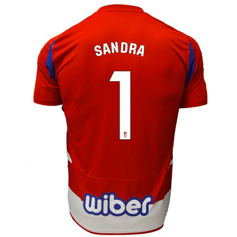 Danxen Kinder Sandra #1 Rot Weiß Blau Heimtrikot Trikot 2024/25 T-Shirt