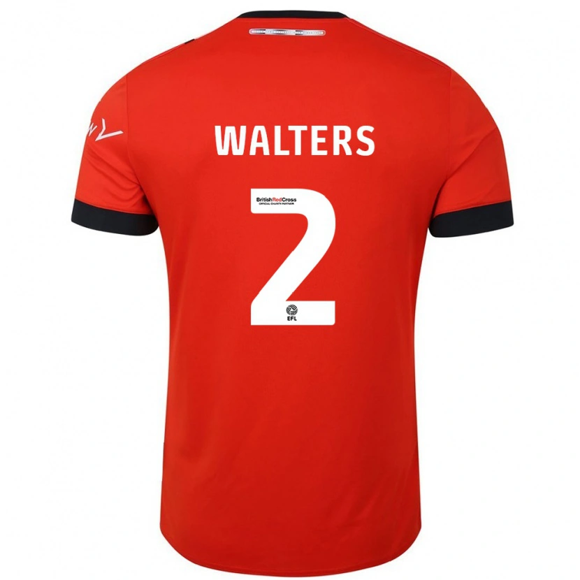 Danxen Kinder Reuell Walters #2 Orange Schwarz Heimtrikot Trikot 2024/25 T-Shirt