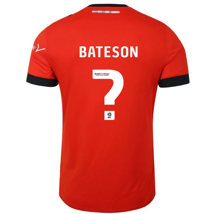 Danxen Kinder Jack Bateson #0 Orange Schwarz Heimtrikot Trikot 2024/25 T-Shirt