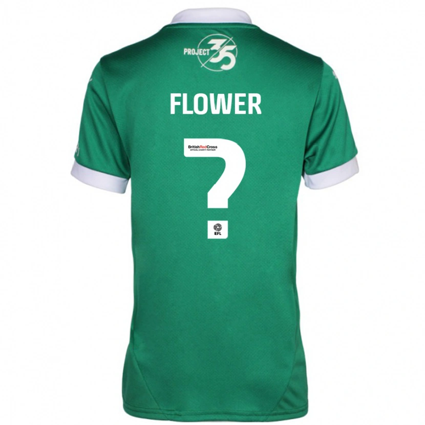 Danxen Kinder Jack Flower #0 Grün Weiß Heimtrikot Trikot 2024/25 T-Shirt