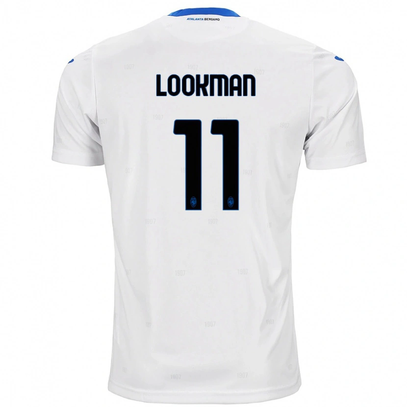 Danxen Kinder Ademola Lookman #11 Weiß Auswärtstrikot Trikot 2024/25 T-Shirt