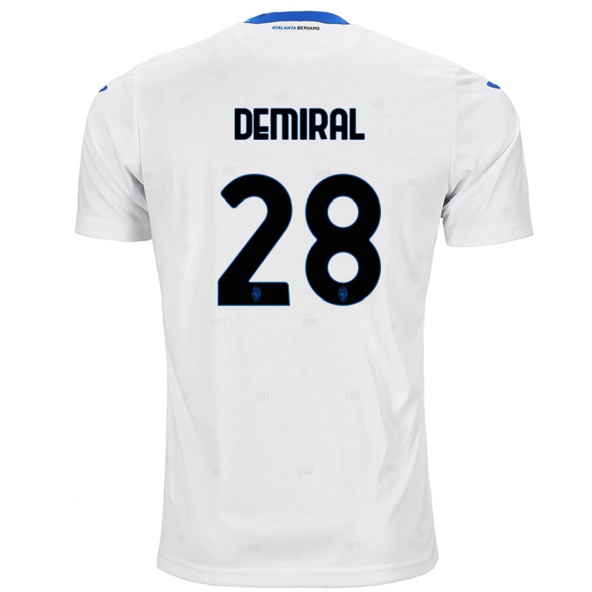 Danxen Kinder Merih Demiral #28 Weiß Auswärtstrikot Trikot 2024/25 T-Shirt