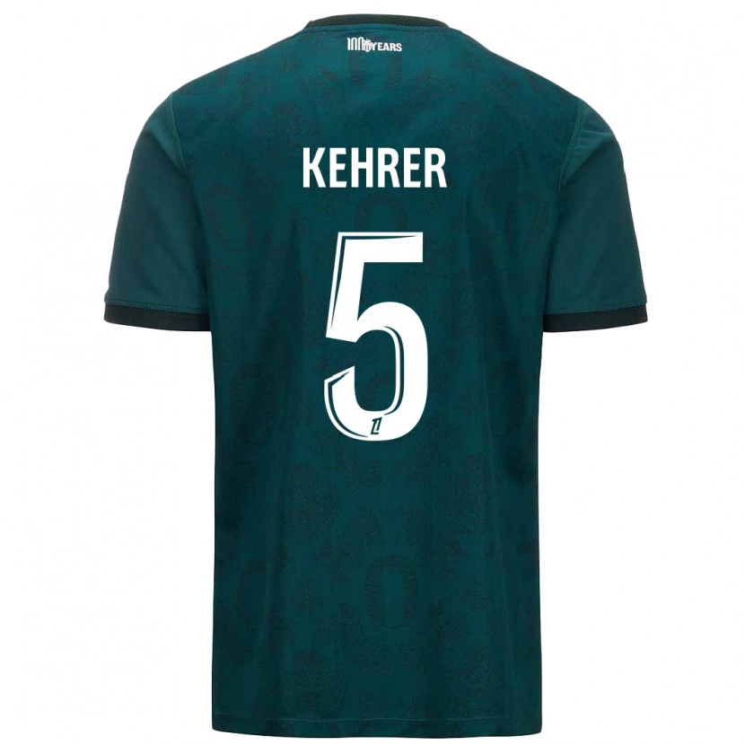 Danxen Kinder Thilo Kehrer #5 Dunkelgrün Auswärtstrikot Trikot 2024/25 T-Shirt