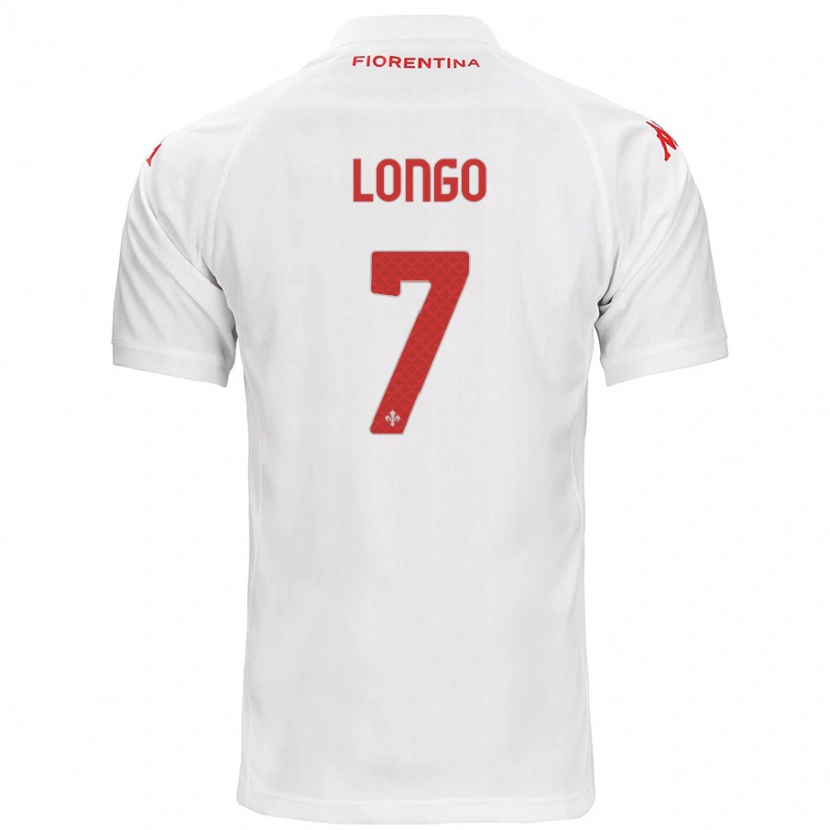 Danxen Kinder Miriam Longo #7 Weiß Auswärtstrikot Trikot 2024/25 T-Shirt