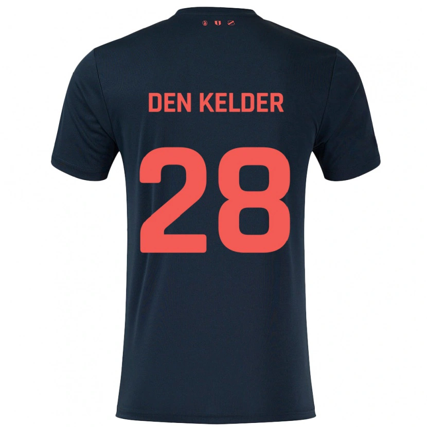 Danxen Kinder Gera Op Den Kelder #28 Schwarz Rot Auswärtstrikot Trikot 2024/25 T-Shirt