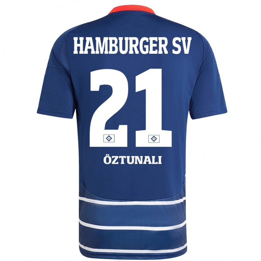 Danxen Kinder Levin Öztunali #21 Dunkelblau Auswärtstrikot Trikot 2024/25 T-Shirt