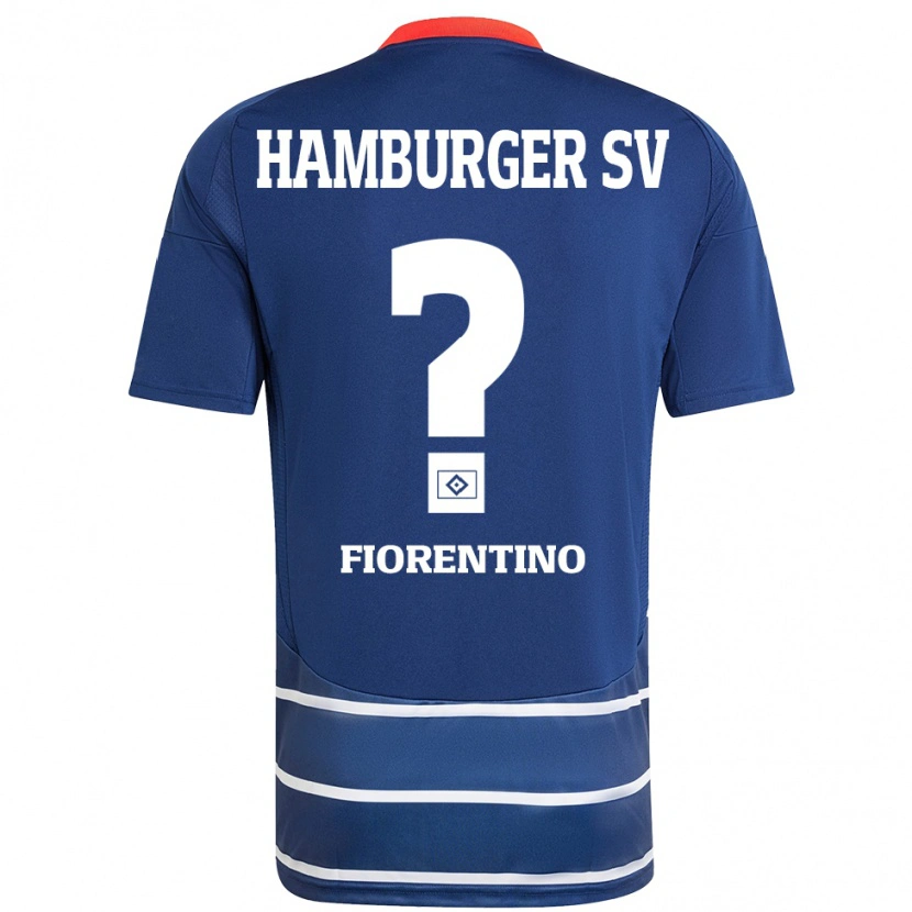 Danxen Kinder Gianluca Fiorentino #0 Dunkelblau Auswärtstrikot Trikot 2024/25 T-Shirt