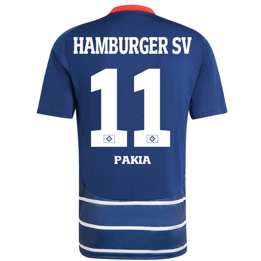 Danxen Kinder Ware Pakia #11 Dunkelblau Auswärtstrikot Trikot 2024/25 T-Shirt