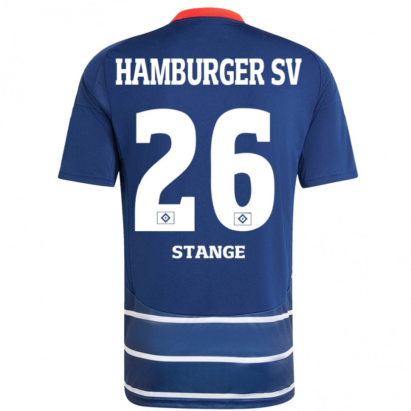 Danxen Kinder Otto Stange #26 Dunkelblau Auswärtstrikot Trikot 2024/25 T-Shirt