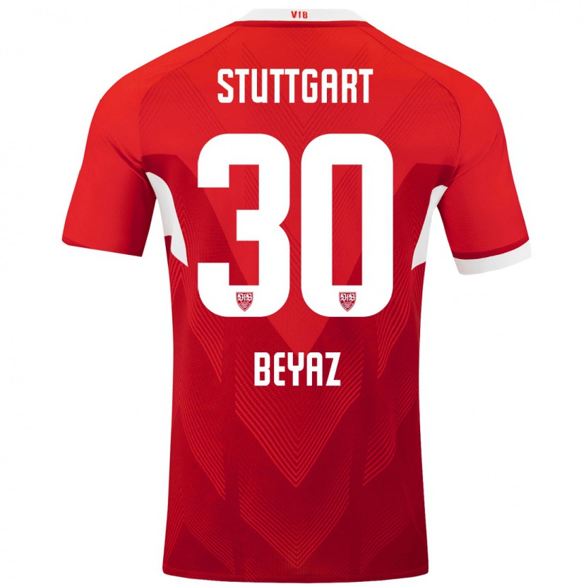 Danxen Kinder Ömer Beyaz #30 Rot Weiß Auswärtstrikot Trikot 2024/25 T-Shirt