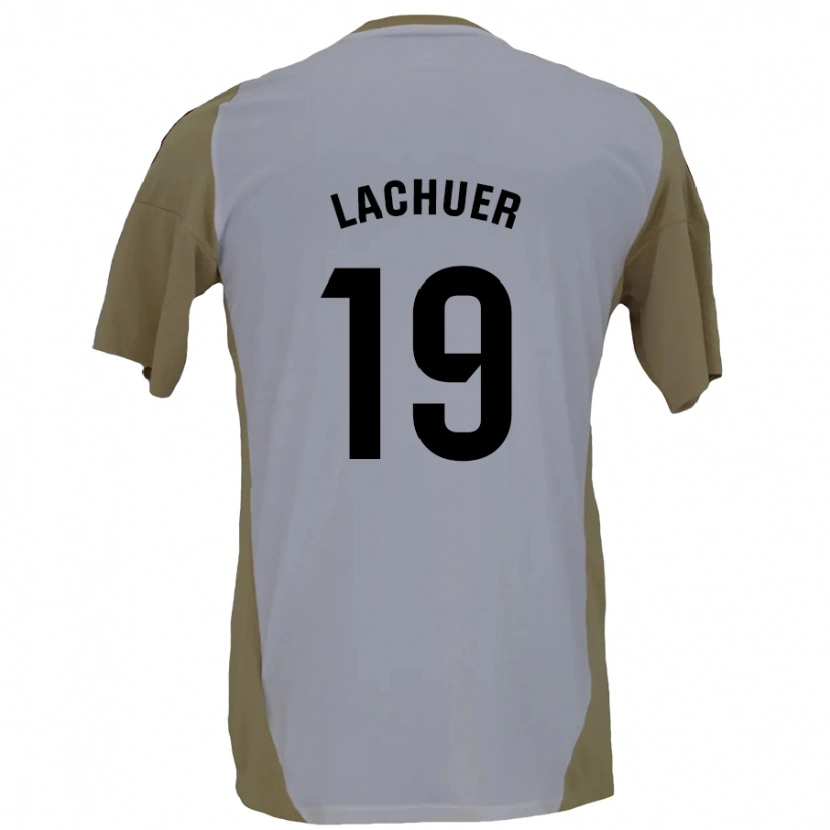 Danxen Kinder Mathis Lachuer #19 Braunweiß Auswärtstrikot Trikot 2024/25 T-Shirt