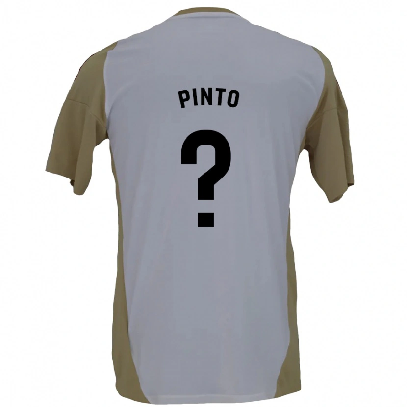 Danxen Kinder Yidne Pinto #0 Braunweiß Auswärtstrikot Trikot 2024/25 T-Shirt