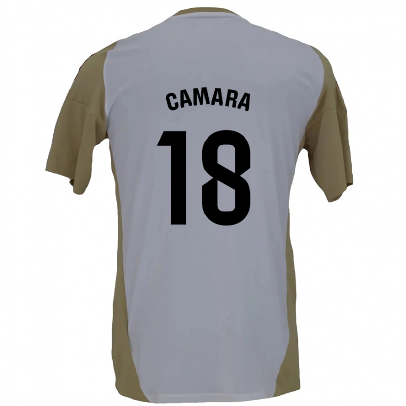 Danxen Kinder Aaron Cámara #18 Braunweiß Auswärtstrikot Trikot 2024/25 T-Shirt