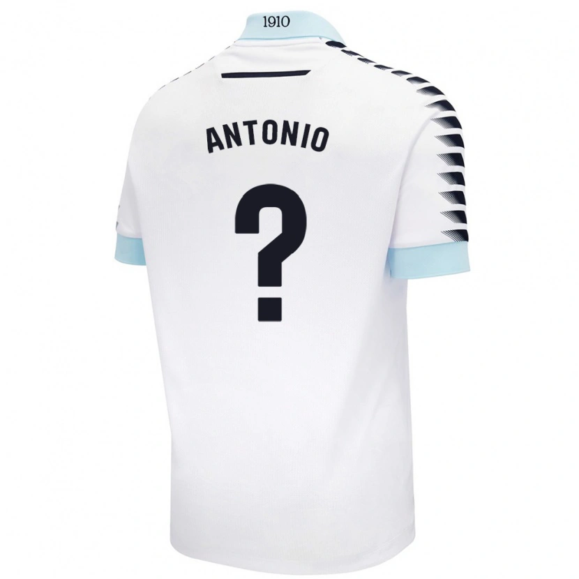 Danxen Kinder Antonio Rodríguez #0 Weiß Blau Auswärtstrikot Trikot 2024/25 T-Shirt