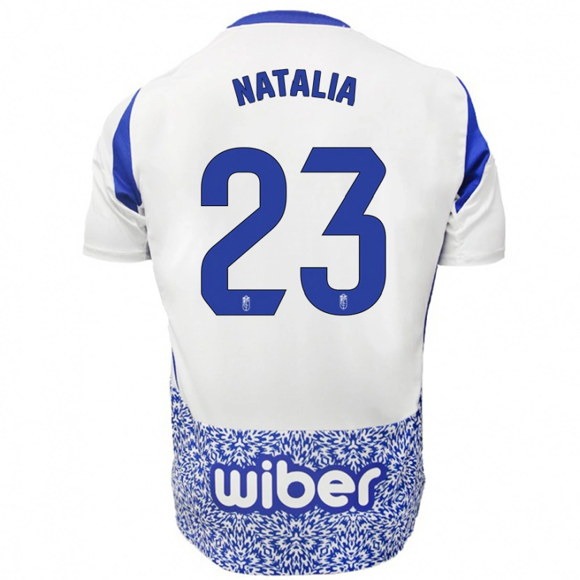 Danxen Kinder Natalia #23 Weiß Blau Auswärtstrikot Trikot 2024/25 T-Shirt