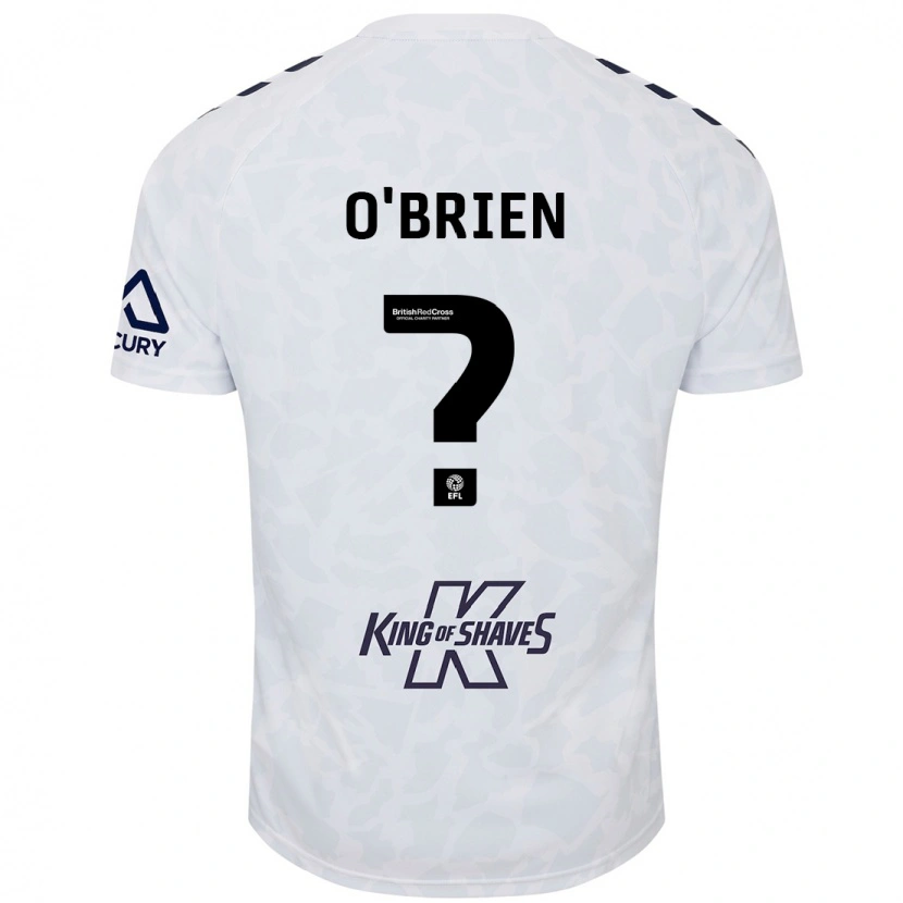 Danxen Kinder Fionn O'brien #0 Weiß Auswärtstrikot Trikot 2024/25 T-Shirt