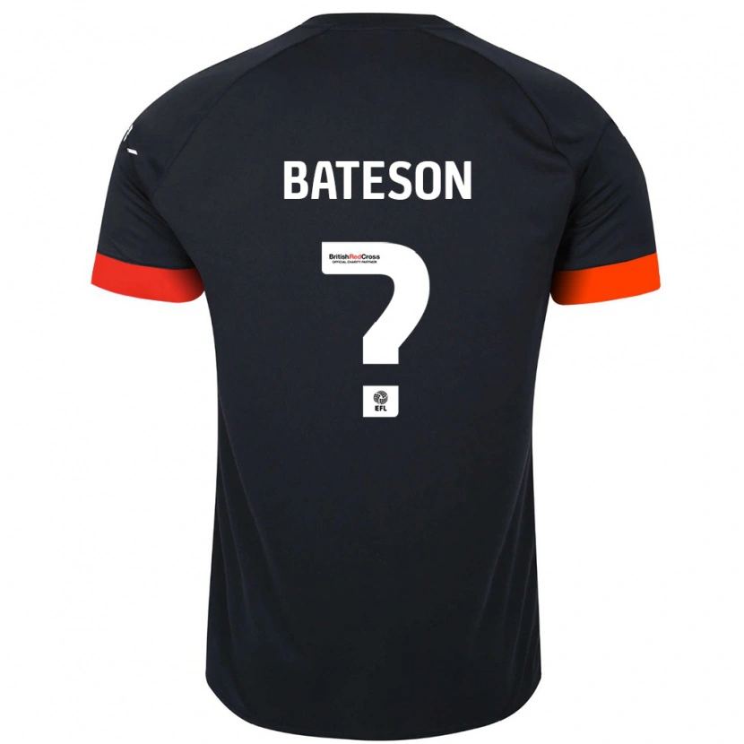 Danxen Kinder Jack Bateson #0 Schwarz Orange Auswärtstrikot Trikot 2024/25 T-Shirt