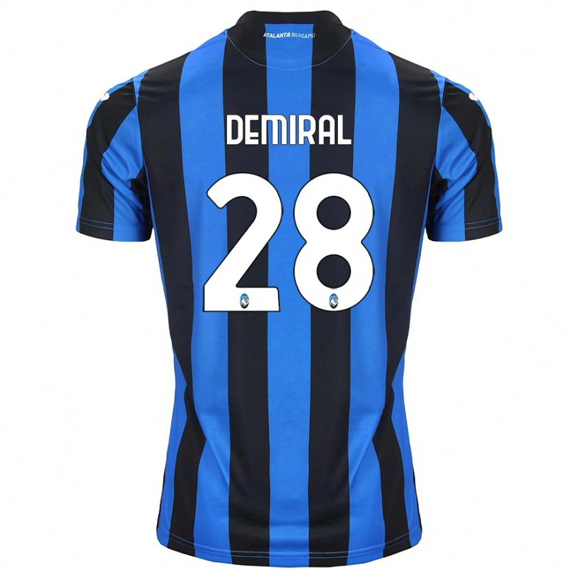 Danxen Herren Merih Demiral #28 Blau Schwarz Heimtrikot Trikot 2024/25 T-Shirt