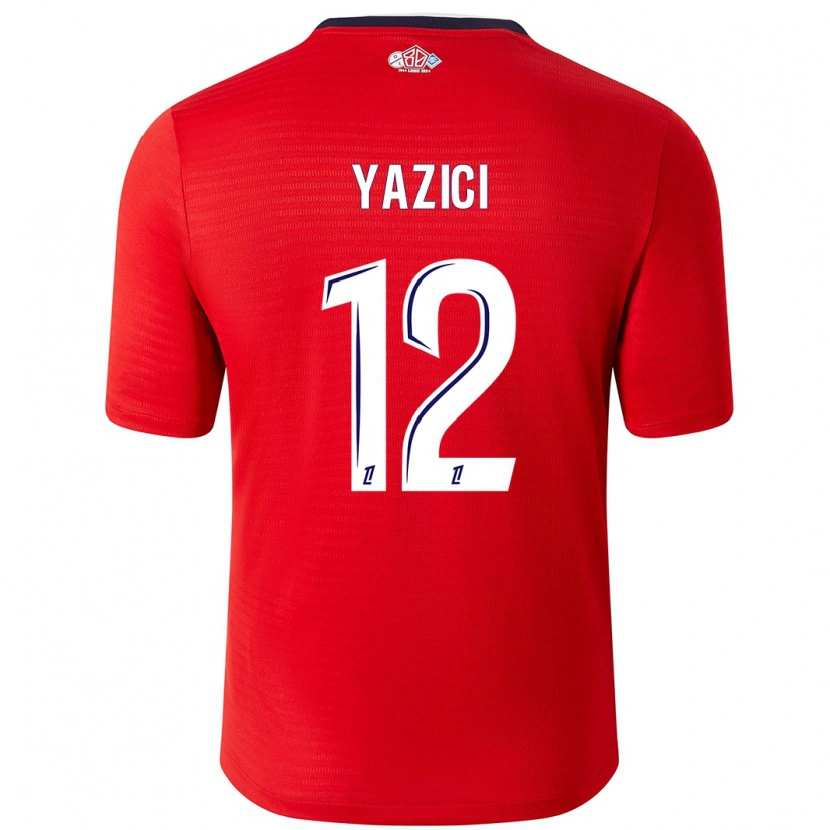 Danxen Herren Yusuf Yazici #12 Rot Weiß Heimtrikot Trikot 2024/25 T-Shirt