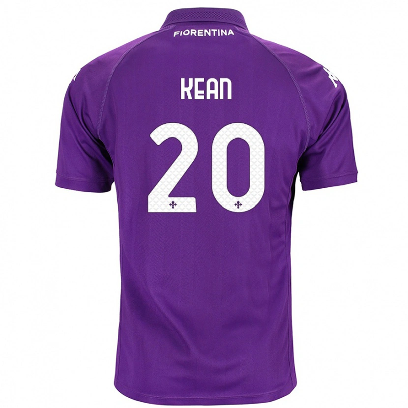 Danxen Herren Moise Kean #20 Violett Heimtrikot Trikot 2024/25 T-Shirt