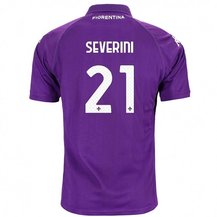 Danxen Herren Emma Severini #21 Violett Heimtrikot Trikot 2024/25 T-Shirt