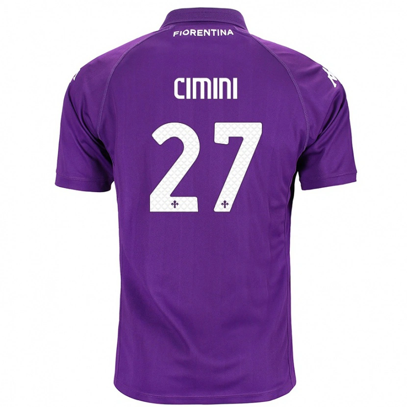 Danxen Herren Linda Tucceri Cimini #27 Violett Heimtrikot Trikot 2024/25 T-Shirt