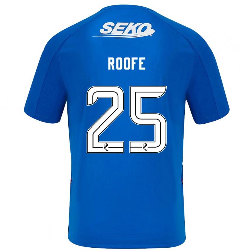 Danxen Herren Kemar Roofe #25 Dunkelblau Heimtrikot Trikot 2024/25 T-Shirt