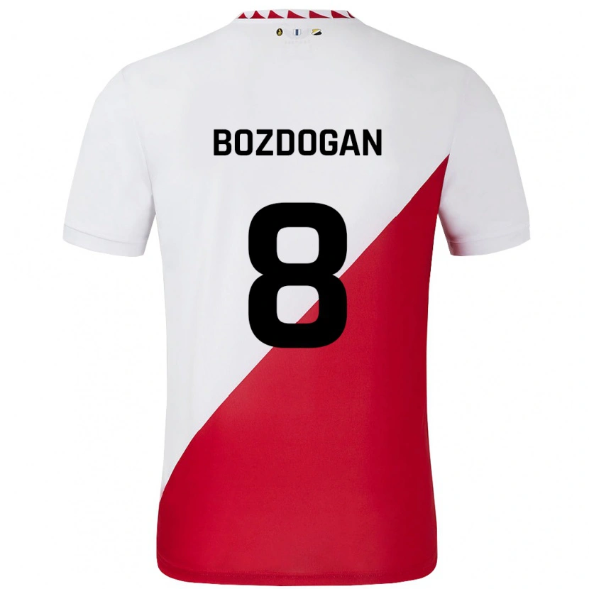 Danxen Herren Can Bozdogan #8 Weiß Rot Heimtrikot Trikot 2024/25 T-Shirt