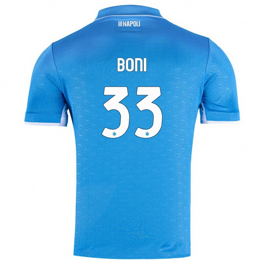 Danxen Herren Landry Boni #33 Himmelblau Heimtrikot Trikot 2024/25 T-Shirt