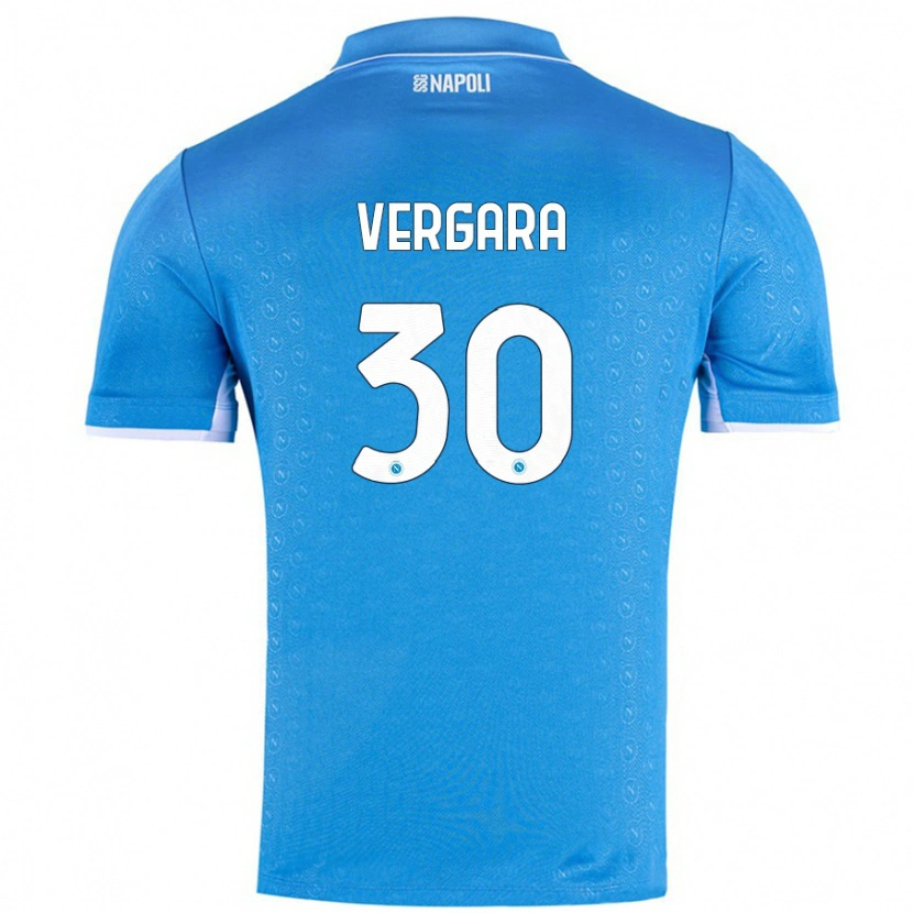 Danxen Herren Antonio Vergara #30 Himmelblau Heimtrikot Trikot 2024/25 T-Shirt