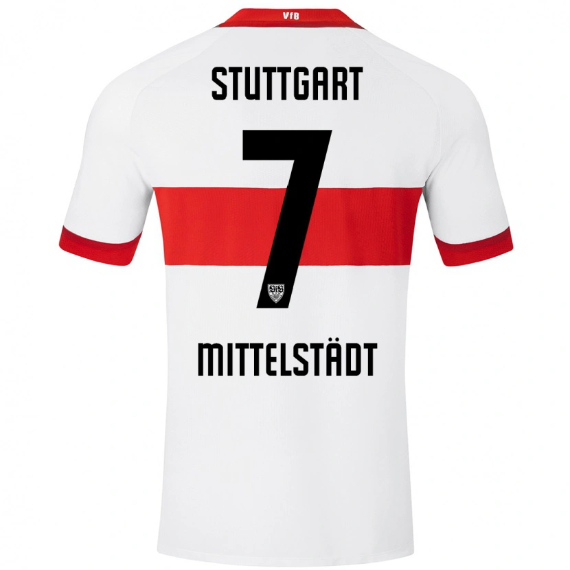 Danxen Herren Maximilian Mittelstädt #7 Weiß Rot Heimtrikot Trikot 2024/25 T-Shirt