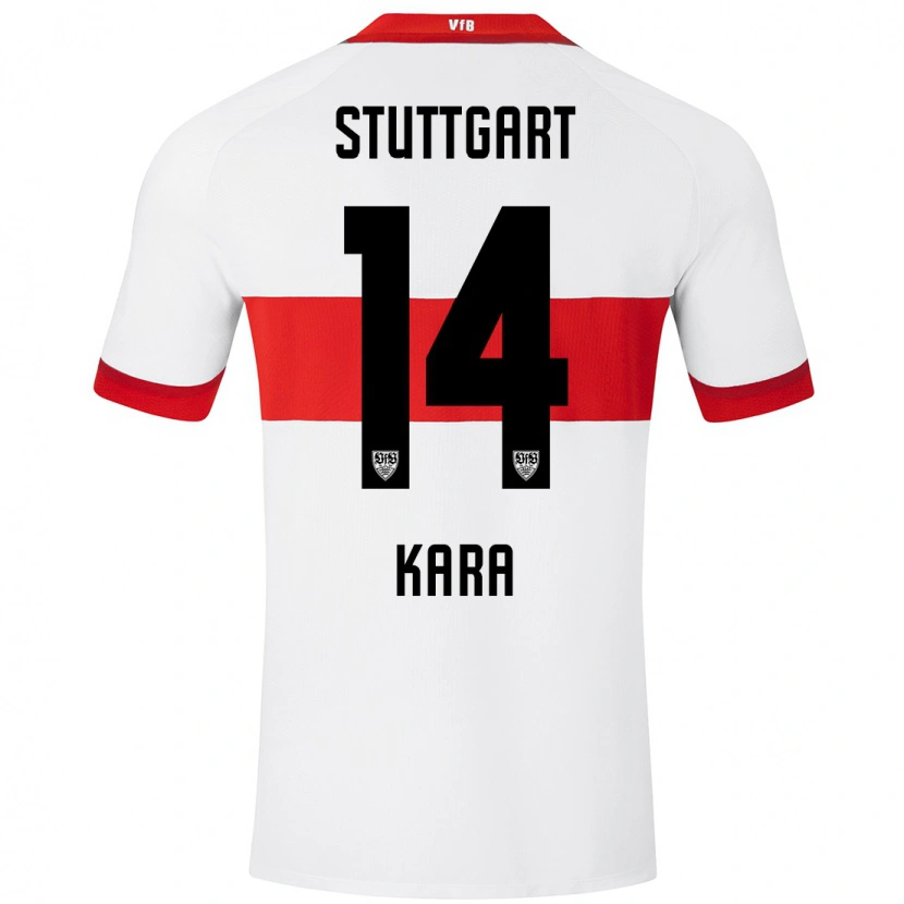 Danxen Herren Semih Kara #14 Weiß Rot Heimtrikot Trikot 2024/25 T-Shirt