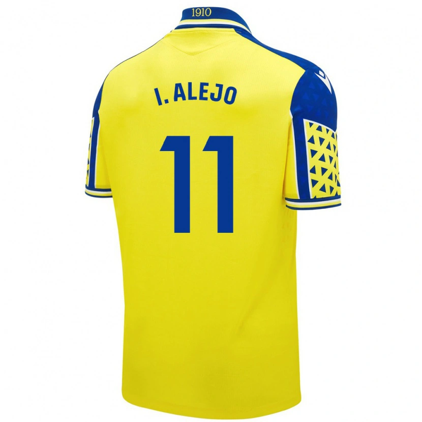 Danxen Herren Iván Alejo #11 Gelb Blau Heimtrikot Trikot 2024/25 T-Shirt