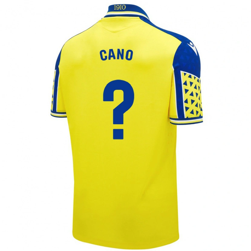 Danxen Herren Rubén Cano #0 Gelb Blau Heimtrikot Trikot 2024/25 T-Shirt