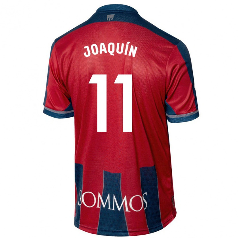 Danxen Herren Joaquín Muñoz #11 Rot Blau Heimtrikot Trikot 2024/25 T-Shirt