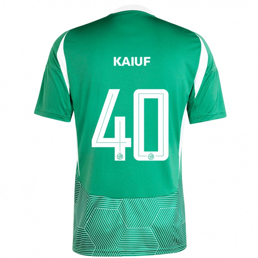 Danxen Herren Sharif Kaiuf #40 Grün Weiß Heimtrikot Trikot 2024/25 T-Shirt