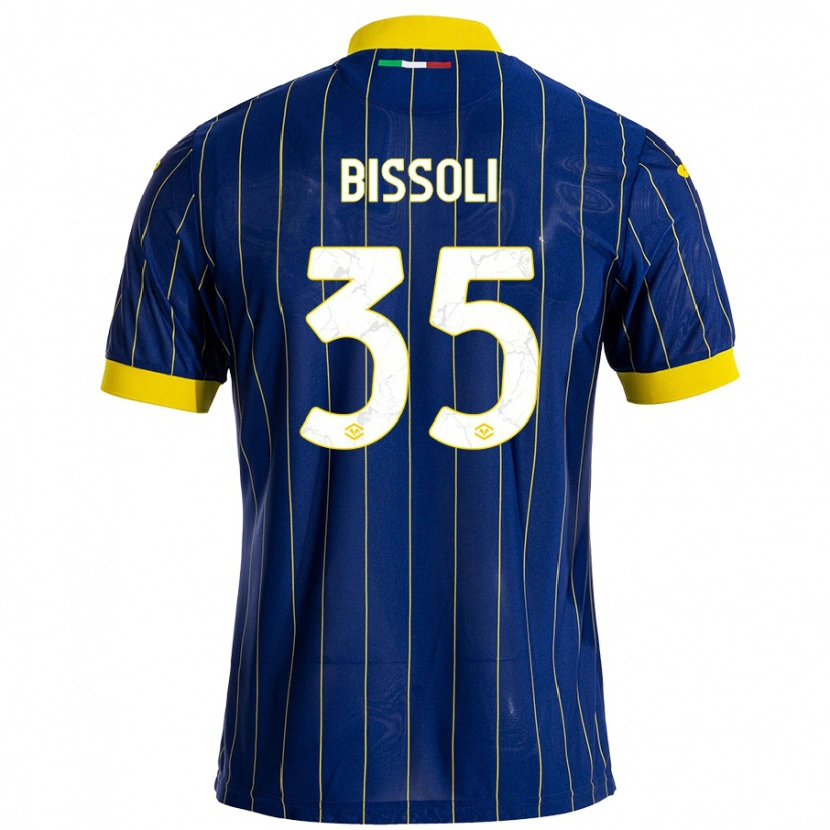 Danxen Herren Noemí Bissoli #35 Blau Gelb Heimtrikot Trikot 2024/25 T-Shirt