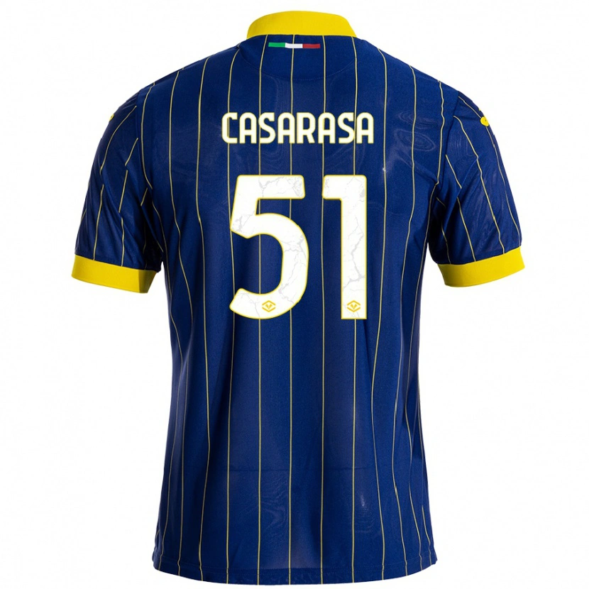 Danxen Herren Asia Casarasa #51 Blau Gelb Heimtrikot Trikot 2024/25 T-Shirt