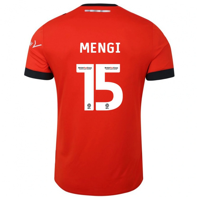 Danxen Herren Teden Mengi #15 Orange Schwarz Heimtrikot Trikot 2024/25 T-Shirt