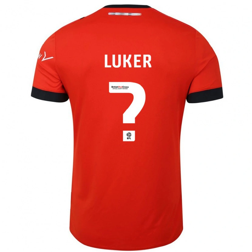 Danxen Herren Jayden Luker #0 Orange Schwarz Heimtrikot Trikot 2024/25 T-Shirt