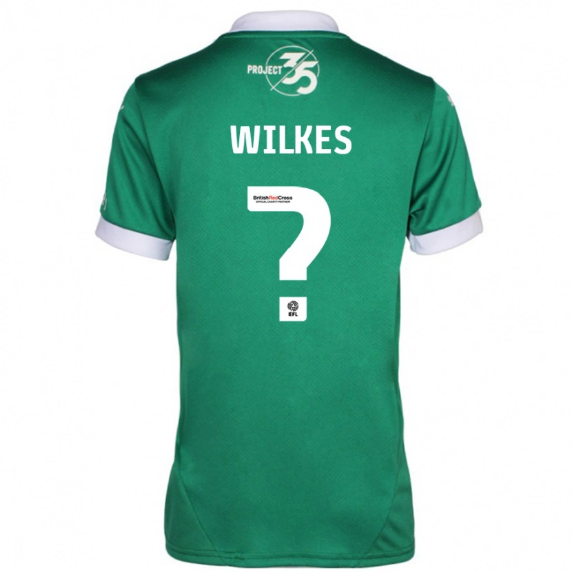 Danxen Herren Finley Wilkes #0 Grün Weiß Heimtrikot Trikot 2024/25 T-Shirt