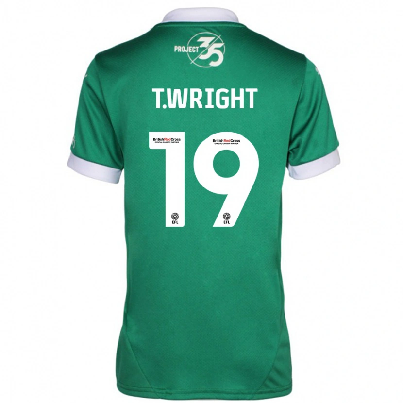 Danxen Herren Tyreik Wright #19 Grün Weiß Heimtrikot Trikot 2024/25 T-Shirt