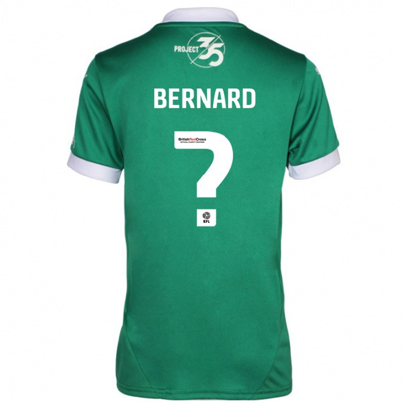 Danxen Herren Josh Bernard #0 Grün Weiß Heimtrikot Trikot 2024/25 T-Shirt